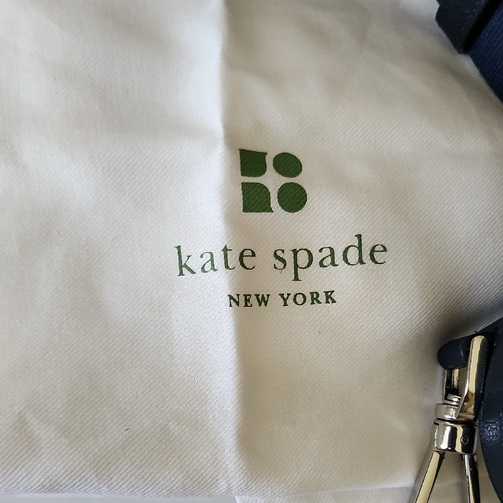Kate Spade Navy Crossbody Bag with Cherry Detail - Picture 3 of 10